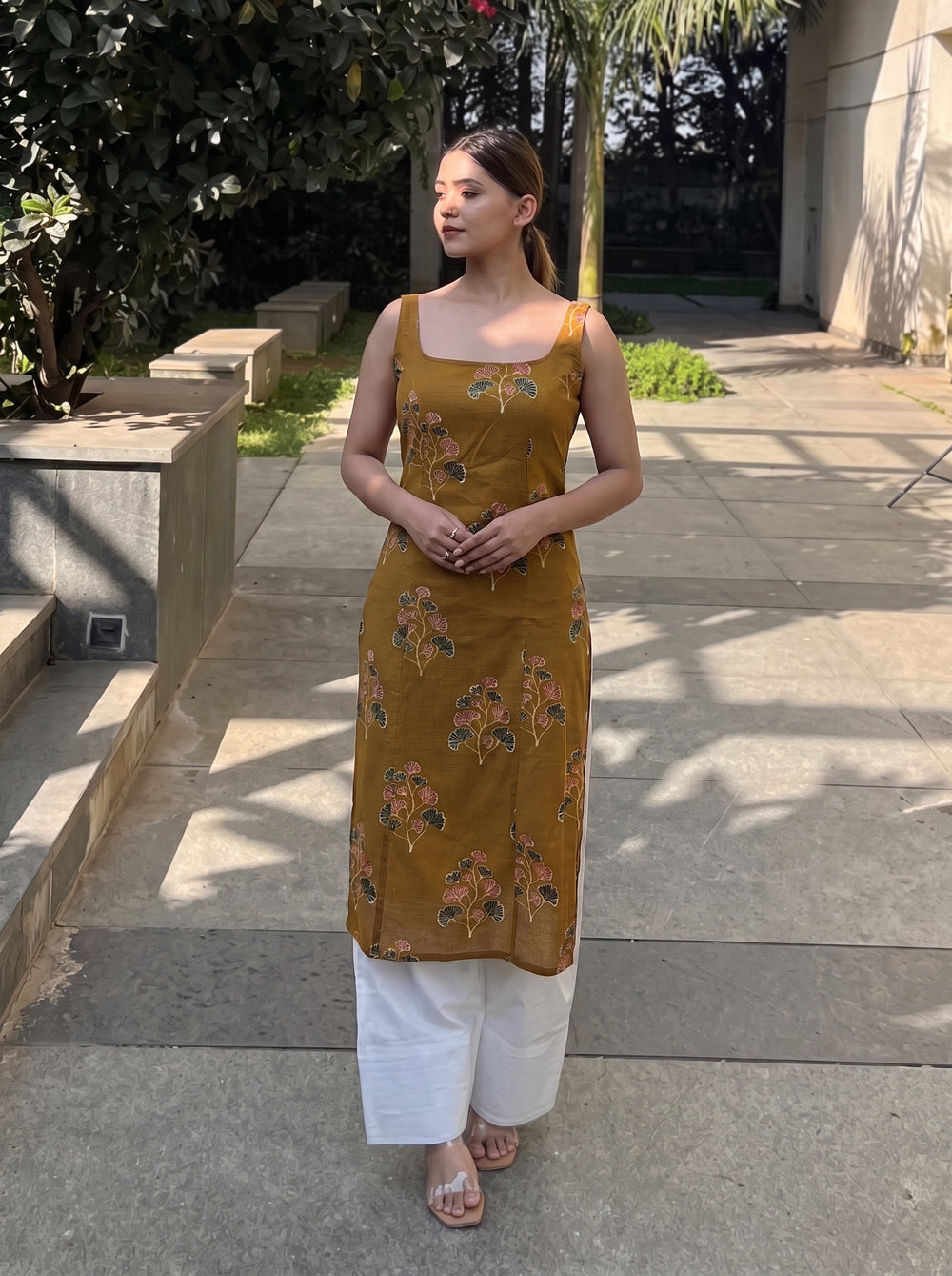 Dilruba Mustard styled view 4 – The Suitable