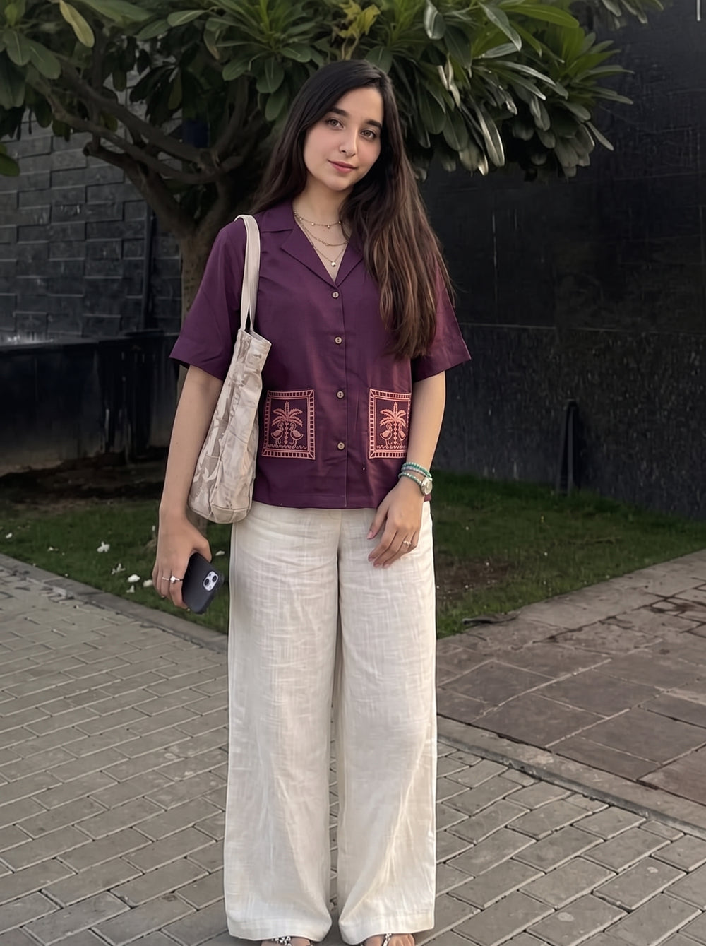 Sftop28 Purple front view – The Suitable
