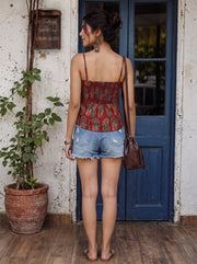 Ada Maroon back view – The Suitable