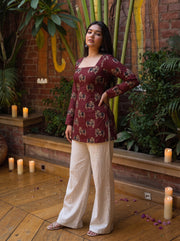 Dil Maroon styled view 5 – The Suitable