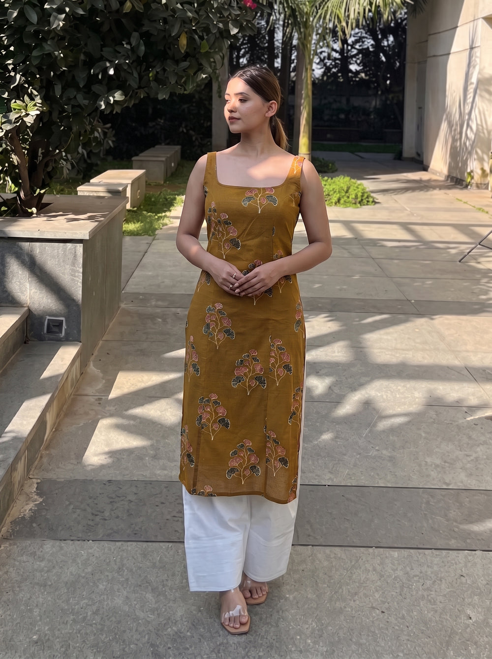 Dilruba Mustard styled view 5 – The Suitable