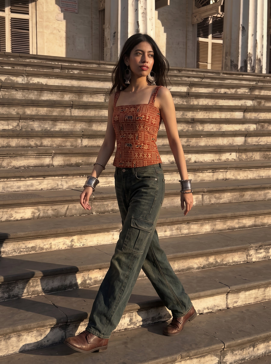 Gustaakh Maroon styled view 5 – The Suitable