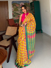 Kyri Mustard Fuchsia
