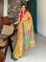Kyri Mustard Fuchsia