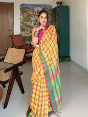 Kyri Mustard Fuchsia
