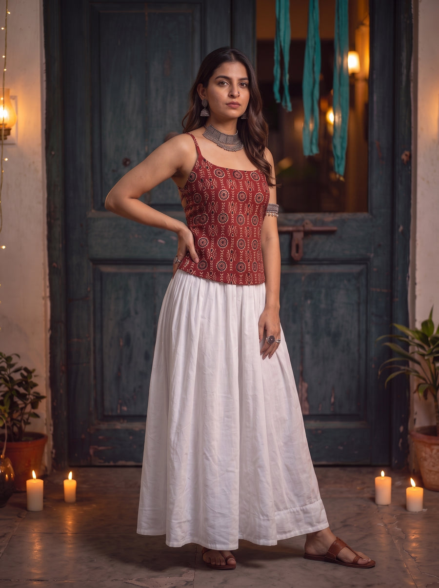 Jalwa Maroon styled view 2 – The Suitable