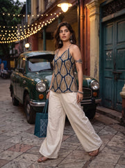 Kashish Indigo Blue styled view 6 – The Suitable