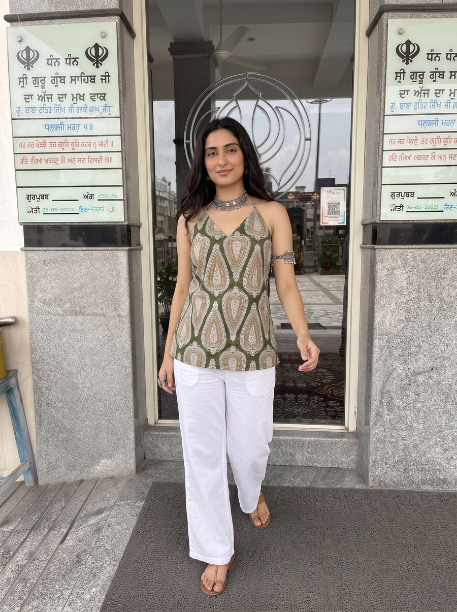 Kashish Moss Green styled view 5 – The Suitable