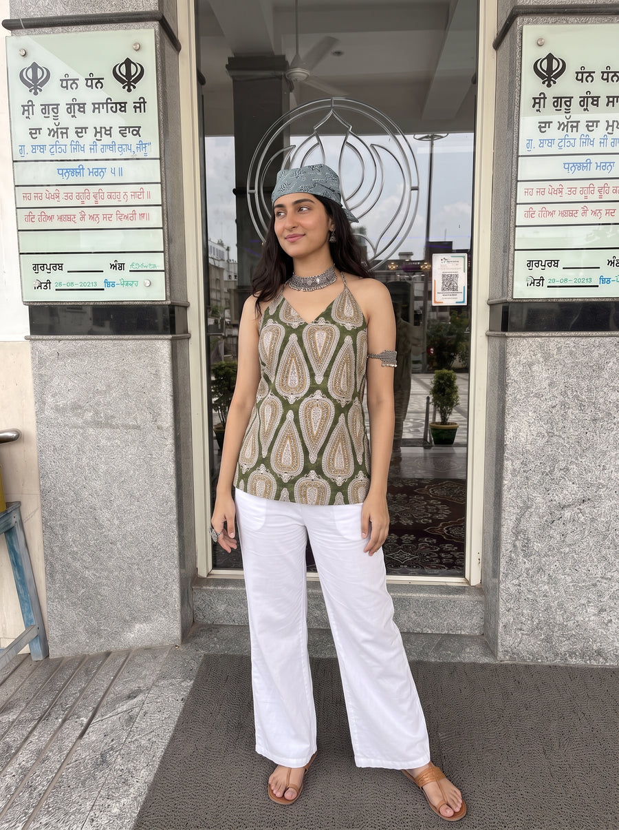 Kashish Moss Green styled view 6 – The Suitable