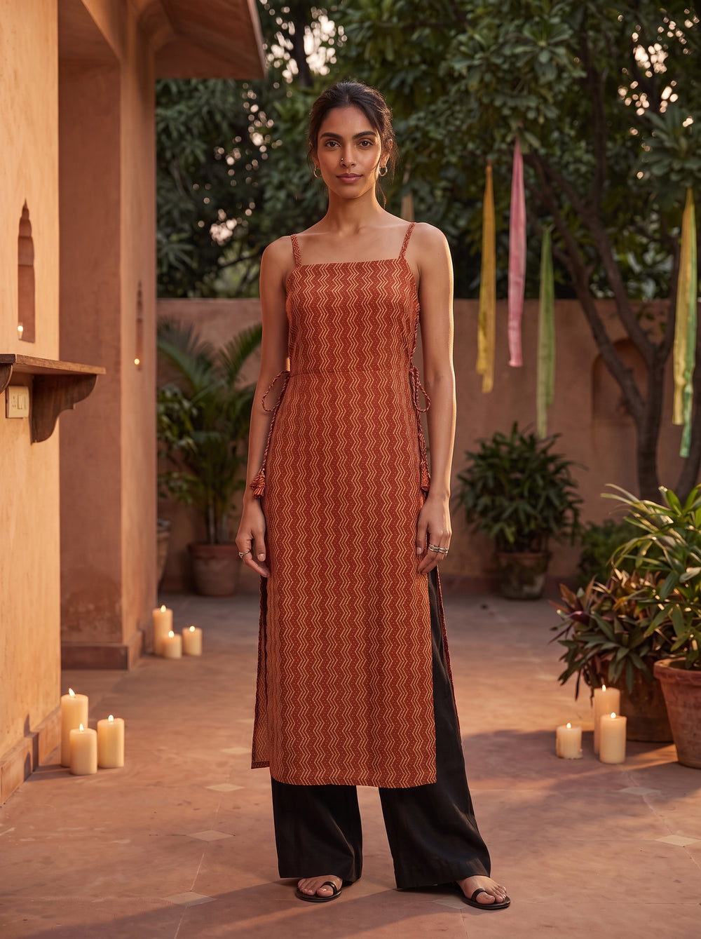 Mastani Maroon styled view 2 – The Suitable