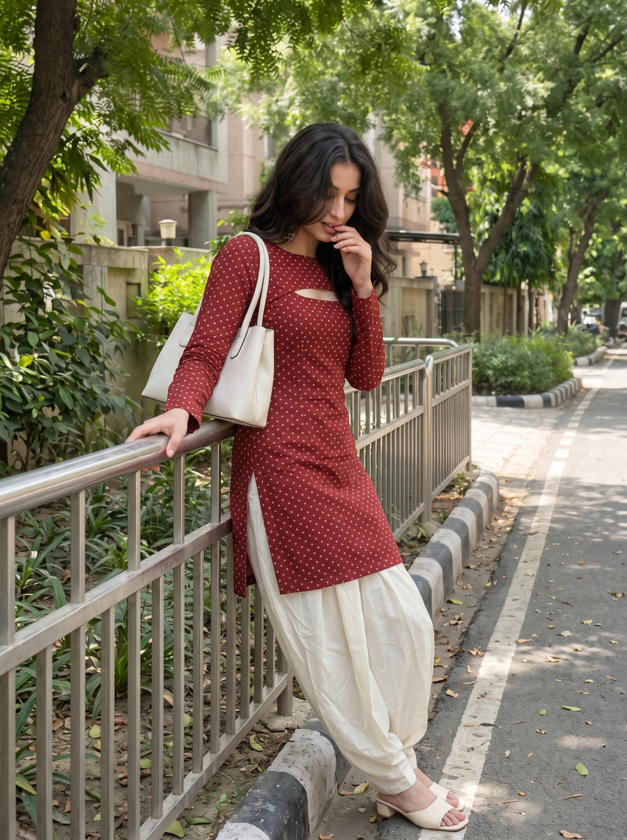 Nazar Crimson Red front view – The Suitable