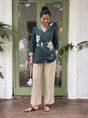 Myra Green Co-Ord Set side view – The Suitable