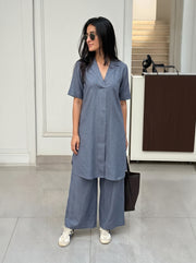 Salt And Pepper Grey front view – The Suitable