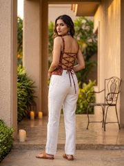 Shola Maroon back view – The Suitable