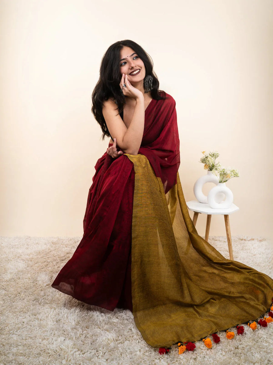 Rumi Maroon Gold