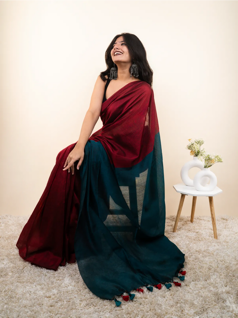 Rumi Maroon Teal