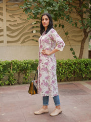 Misha A-Line Kurta side view – The Suitable