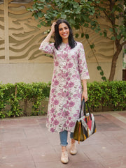 Misha A-Line Kurta styled view – The Suitable