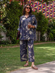 Tara Teal Blue Co-Ord Set styled view 7 – The Suitable