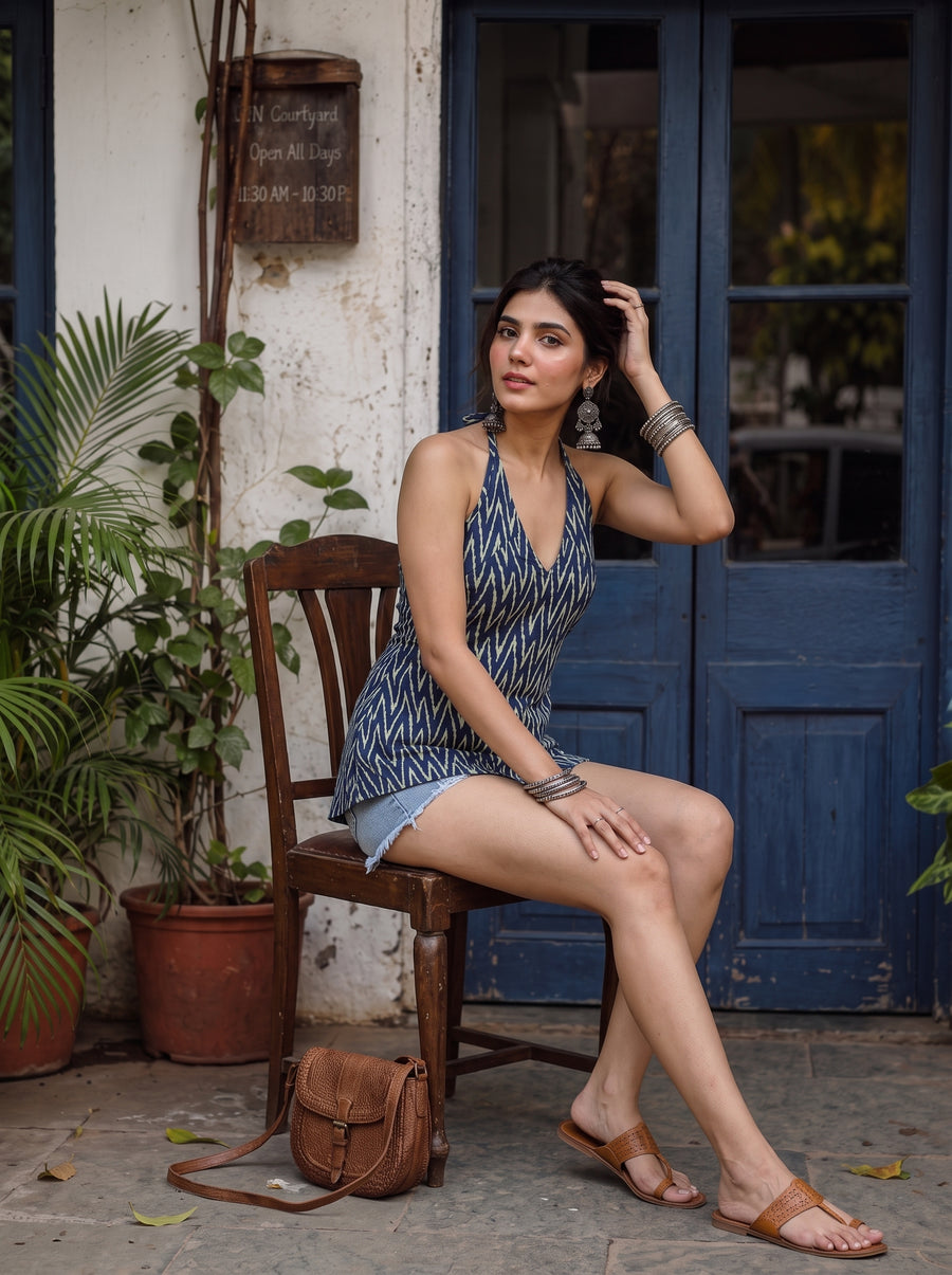 Bebaak Blue styled view 1 – The Suitable
