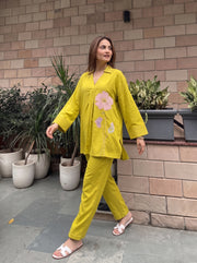 Kiara Yellow Co-Ord Set styled view 5 – The Suitable